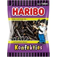HARIBO Süßigkeit, Haribo Konfekties Lakritzstangen mit leckerer Konfektfüllung 160g