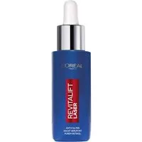 L'ORÉAL PARIS Gesichtsserum REVITALIFT LASER ANTI-FALTEN NACHT SERUM, mildert Falten, mit Retinol, mit Pipette