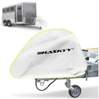 HASKYY Anhängerkupplung Deichselhaube Deichselabdeckung Wohnwagen Anhänger Caravan XXL