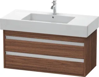 Duravit Ketho Waschtischunterbau wandhängend Nussbaum dunkel Matt 1000x455x480 mm - KT664102121 KT664102121