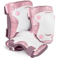 Cariboo Protektoren-Set Kinder-Protektorenset CARIBOO BALLERINA 3x2 Glitzer