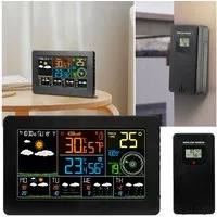 Casativo Wetterstation mit Aussensensor und App – Digitale Wetterstation (5-Tage-Prognose, Thermometer, Hygrometer & Barometer)