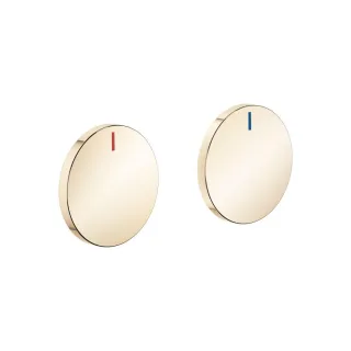 Dornbracht Set Griffeinsatz rot & blau CYO 11284811 Messing (23kt Gold) 11284811-09