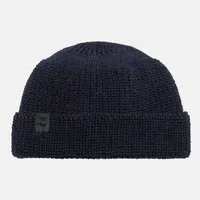 HANSEHELD Strickmütze Seebär Dockermütze Seemannsmütze kurz flach GOTS - Made in Germany