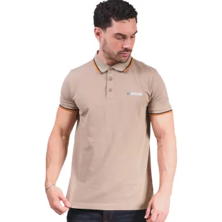 Lambretta - Poloshirt für Herren (Nussbraun/Steinfarben/Marine/Orange)