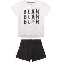 Sanetta Pyjama Mädchen Pyjama 1er Pack Baumwolle (2 tlg)