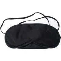 BasicNature Schlafmaske BasicNature Schlafmaske Reise Schlafbrille schwarz