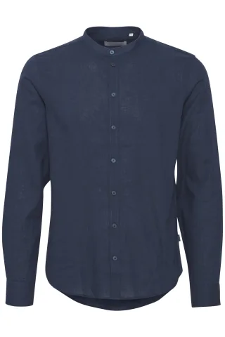 Casual Friday - CFANTON 0053 CC LS LINEN MIX dark navy - Gr. - M