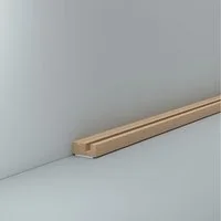 Südbrock Sockelleiste Montageprofil für Heizrohrverkleidung, L: 255 cm, H: 1.2 cm, 1-St.
