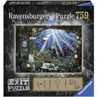 Ravensburger Puzzle EXIT, 4: Im U-Boot, 759 Puzzleteile, Made in Germany