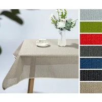 Beautex Tischdecke Tokio Weichschaum Tischdecke mit Paspelband, Garten, Balkon, Terrasse (1-tlg)