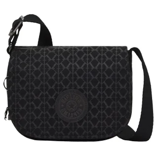 Kipling Loreen Mini Signature Damen Schwarz Umhängetasche