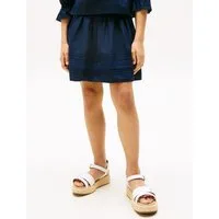 Tommy Hilfiger Webrock EMBROIDERED TAPE SKIRT für Kinder bis 16 Jahre, mit Stickerei