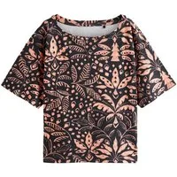 Next T-Shirt Relaxed Fit kastiges T-Shirt mit Schulterdetail (1-tlg)
