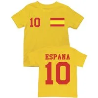 Youth Designz T-Shirt Spanien Kinder T-Shirt im Fußball Trikot Look WM 2026 mit trendigem Motiv