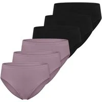 Schiesser Hüftslip 6er Pack Essentials Cotton (Spar-Set, 6-St) Slip - Baumwolle - Atmungsaktiv - Optimale Passform