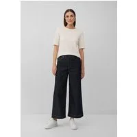 s.Oliver Weite Jeans Jeans-Hose SURI Jeans-Culotte Suri / Regular Fit / High Rise / Wide Leg / Rinse Washed
