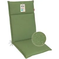 Herlag Hochlehnerauflage Bea Gartenstuhlauflage Hochlehner Wasserabweisend 120x50x4,5cm, (1 St), Polsterauflage für Klappstühle mit UV- & Fleckschutz
