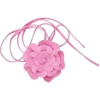 MIRROSI Taillengürtel Blume aus Echtleder zu binden, Einheitsgröße, Made in Italy Einheitsgröße (Geeignet für einen Hüftumfang bis zum ca.150 cm)
