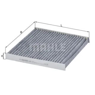 Mahle Aktivkohle-Innenraumfilter Volvo S40 V40 LAK107