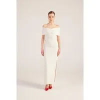HOLLY LOLLY Midikleid Langes Leila Kleid mit Schlitz