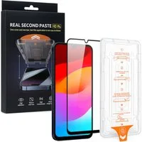 Wigento Handyhülle Für Samsung Galaxy A26 SnapFit 3D 9H Schutzglas mit Installationshilfe, 9H Härte, kratzfest, stoßfest, Installationshilfe, Oleophob