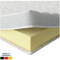 AM Qualitätsmatratzen, Topper Viscoschaum, Premium Visco-Topper, Memory Foam, Druckentlastend, 6 cm hoch, Viscoschaum (6cm), 80x200 cm