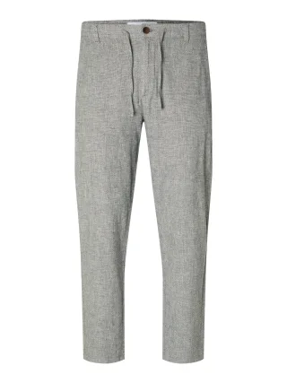SELECTED MEN - SLM172-SLIMTAPE BRODY LINEN BLD PNT NOOS Sky Captain - Gr. - L