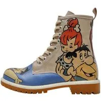 DOGO Wb Longe Boots Schnürstiefel Family Rocks Damen Stiefeletten, Schnürboots Handgefertigt