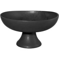 ASA SELECTION Obstschale Selection Grande Obstschale auf Fuß black iron 33cm, Steinzeug, (Schüsseln & Schalen), Geschirr
