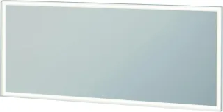 Duravit L-Cube Spiegel Weiß Aluminium Matt 1600x67x700 mm - LC7385018180100 LC7385018180100