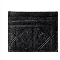 Calvin Klein Kartenetui XL EMBLEM AOP EMBOSS CARDHOLDER, Minigeldbeutel, Portemonnaie, Money Pocket mit CK-Logo