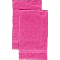 REDBEST Gästehandtuch Gästetuch "Chicago" 2er-Pack, Frottier, Walk-Frottier Uni