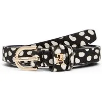 Tommy Hilfiger Ledergürtel ESSENTIAL EFFORTLESS mit Hirsch-Print