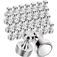 BlingBin Magnet 30 Stück Magnete Stark für Magnettafel, Kühlschrank, Pinnwand (1 Set, 30-St., 1,6*1,2*1,2cm), Neodym Magnete Extra Stark,Tragbare Größe