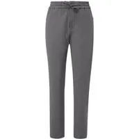 s.Oliver Stoffhose Relaxed Fit (1-tlg) Joggpants mit Gummizug mit Knopf und Bindeband