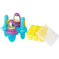 NUK Eiswürfelform NUK Silikon Eisform – BPA-frei, ideal für Brei, Milch & Snacks, 6 M.