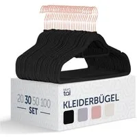 Blumtal Kleiderbügel Rutschfest - Samtoptik - Platzsparend, (30-tlg), Premium inkl. Krawattenhalter, 360° drehbar, Anti-Rutsch Bügel