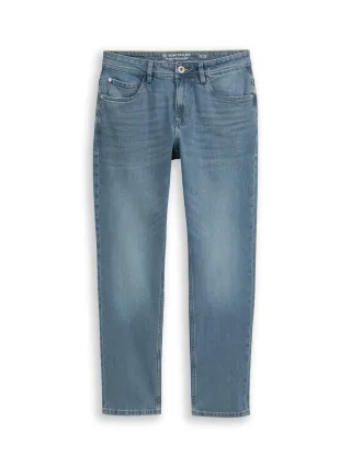 Tom Tailor - TTJOSH REGULAR SLIM Jeans mit Stretch blue grey denim - Gr. - 30