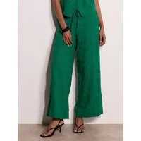 Apricot Culotte Weite Hose mit Blumenstickerei Stickerei
