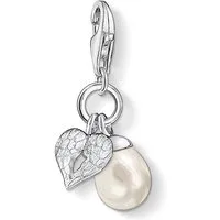 THOMAS SABO Charm-Einhänger Flügel mit Perle