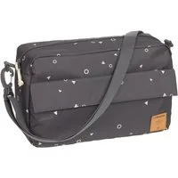 LÄSSIG Kinderwagen-Tasche Casual, Buggy Organizer Bag, Universe Anthracite, für Kinderwagen oder Buggy, PETA-approved vegan