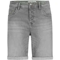 SUBLEVEL Jeansshorts im 5-Pocket-Style mit Aufschlag Denim Bermuda Shorts