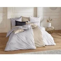 OTTO home Bettwäsche Mila in 135x200, 155x220 oder 200x200 cm, Mako-Satin, 2 teilig, Mako-Satin, Bettwäsche aus Baumwolle, unifarbene Bettwäsche