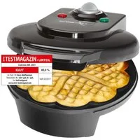 CLATRONIC Waffeleisen WA 3491, Waffeleisen, 2 große Backflächen