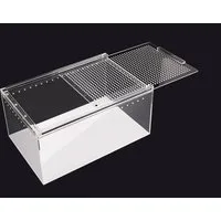ReptiZoo Terrarium ReptiZoo Plexiglasterrarium (Aufzuchtterrarium) 20x30x15 cm weiß(ACR