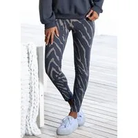 LASCANA Leggings mit Zebramuster und breitem Bund, Loungewear