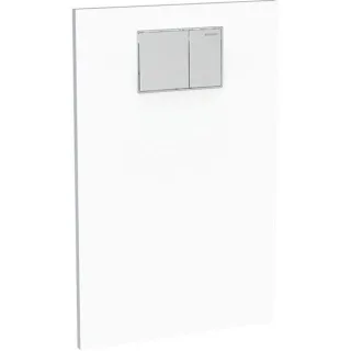 Geberit Designplatte für Geberit AquaClean für WC-Aufsatz Glas weiß, 115324SI1 115324SI1