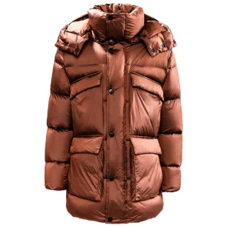 Jack Wolfskin Tech Lab Upper East Mens Brown Puffermantel