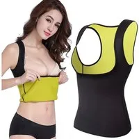Sport-Knight® Funktionstop Damen Neopren Fitnessshirt – Figurformendes Top für Fettverbrennung